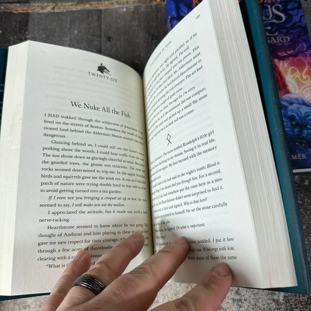Magnus Chase and the Gods of Asgard Rick Riordan Books 1 2 HC 1st Edition‎
